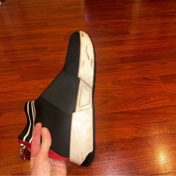 DKNY Black and Red Sneakers - Picture 6 of 6